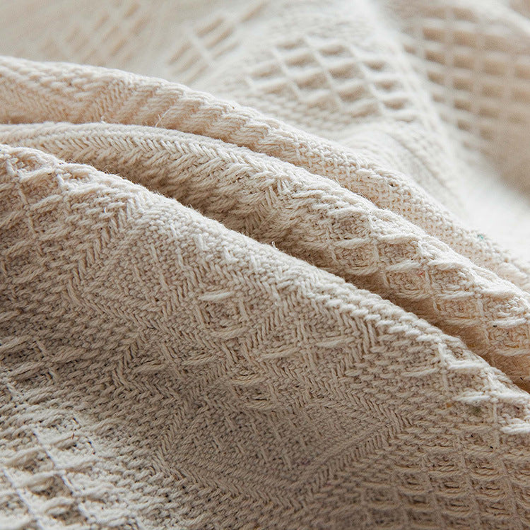Nordic Cotton Sofa Throw Blanket for Modern Home Living