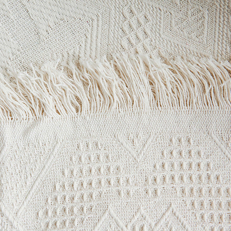 Nordic Cotton Sofa Throw Blanket for Modern Home Living