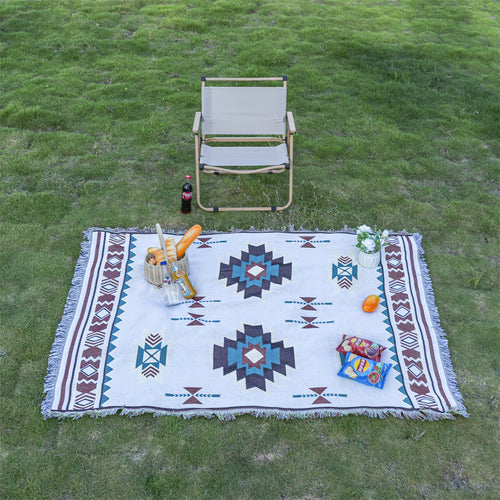 Bohemian Outdoor Picnic Blanket and Thickened Camping Mat