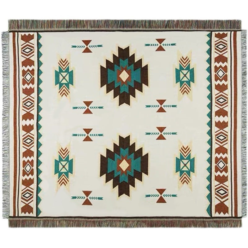 Bohemian Outdoor Picnic Blanket and Camping Ground Mat