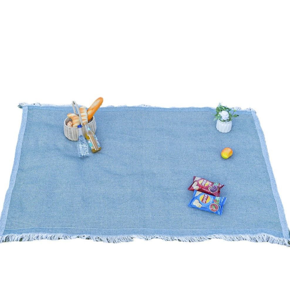 Foldable Bohemian Camping Blanket and Outdoor Picnic Mat