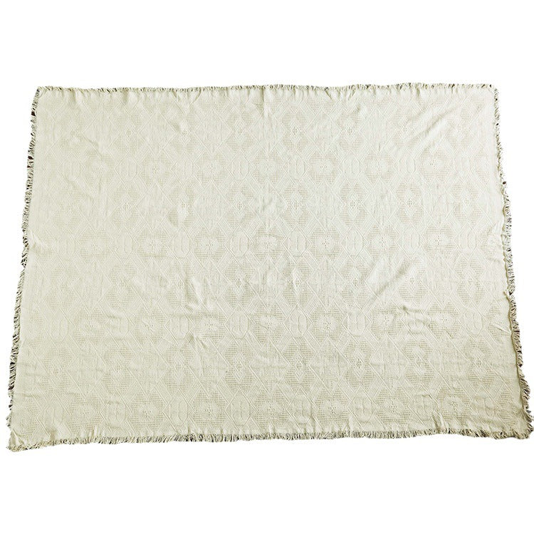 Nordic Cotton Sofa Throw Blanket for Modern Home Living