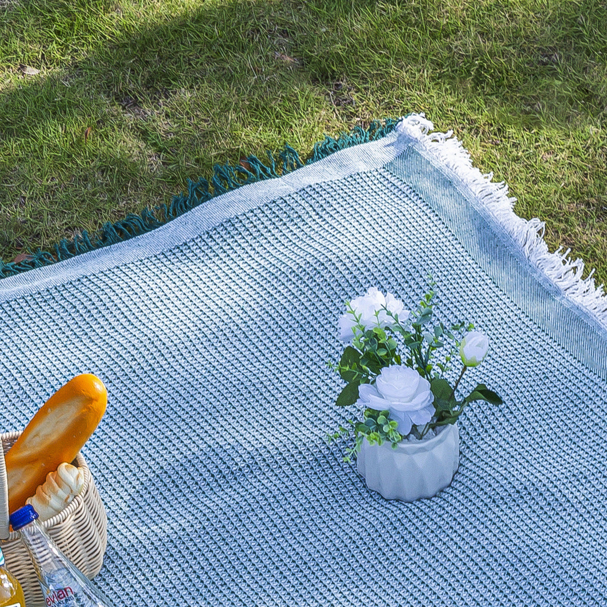 Foldable Bohemian Camping Blanket and Outdoor Picnic Mat